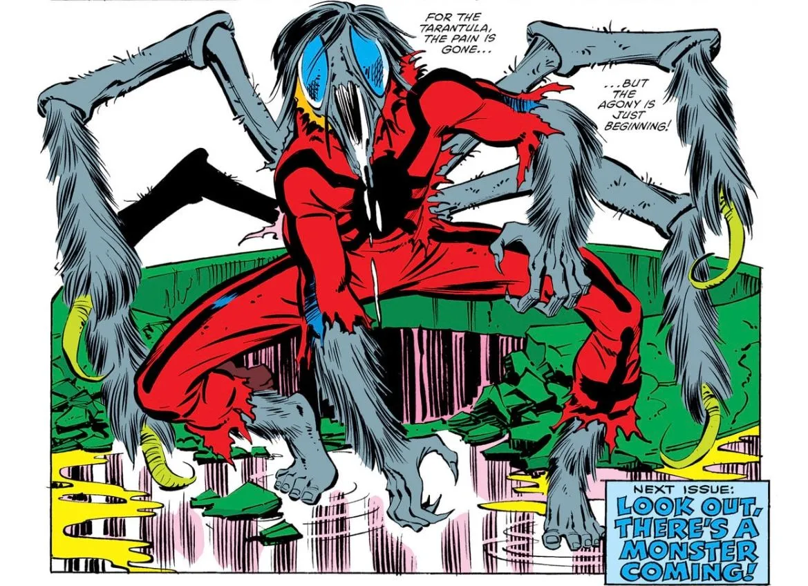 19655 tarantula spider man swinging