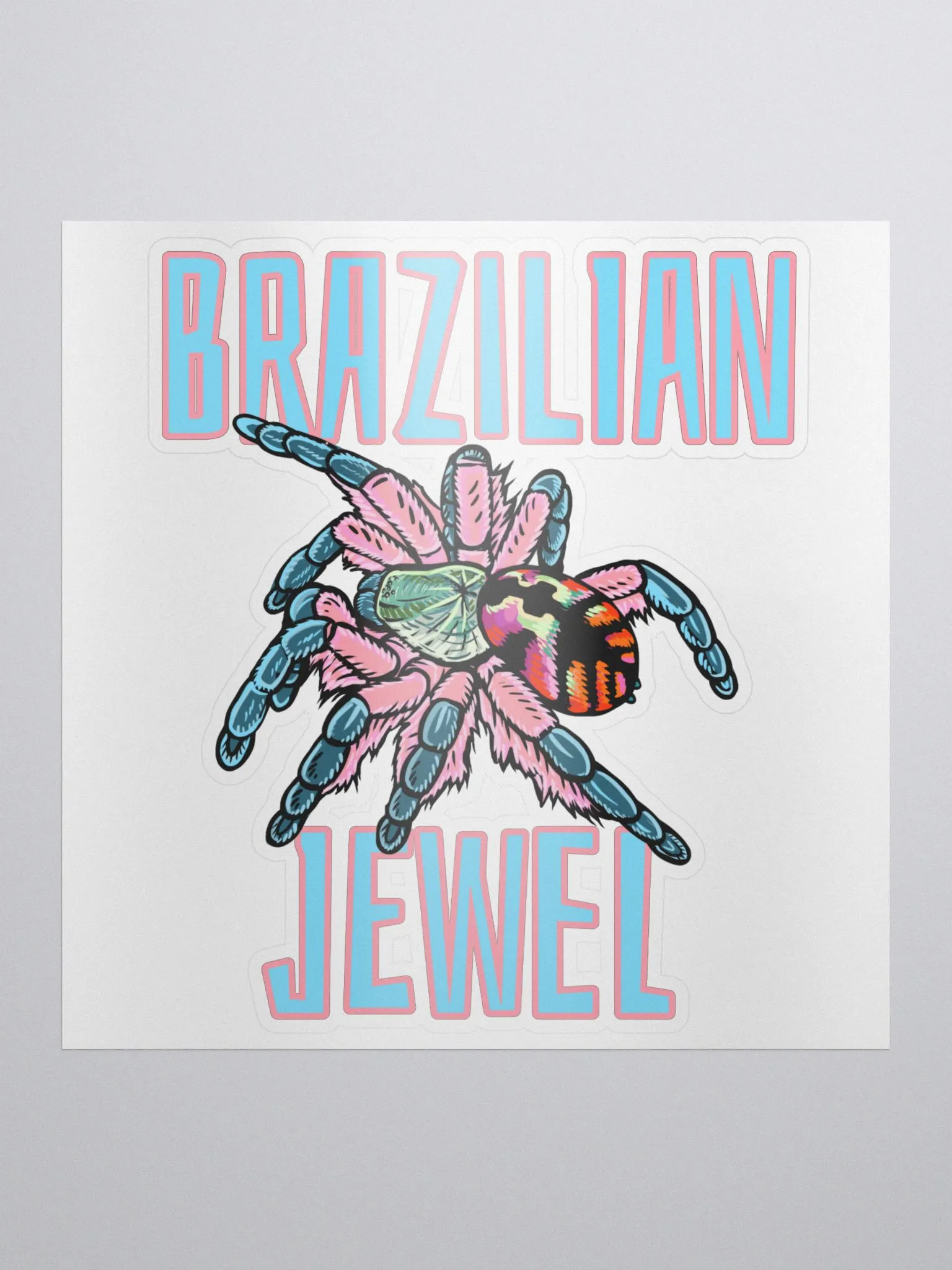 19683 brazilian jewel tarantula close up