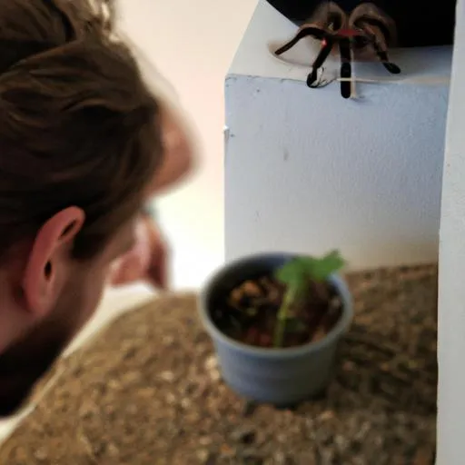 19759 curly hair tarantula overfeeding