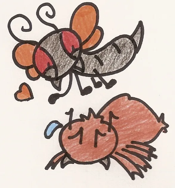 19769 tarantula hawk wasp legs antennae